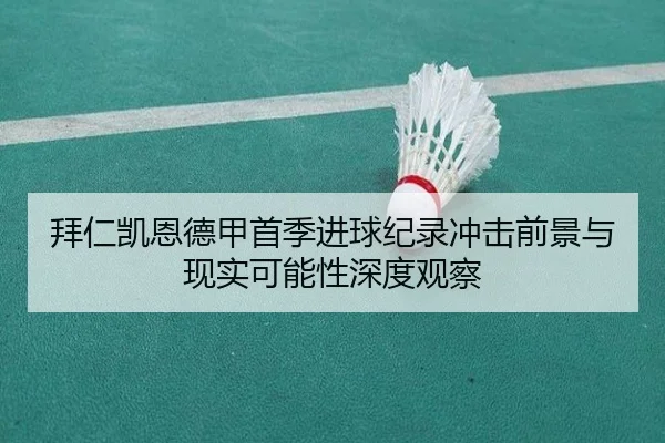 拜仁凯恩德甲首季进球纪录冲击前景与现实可能性深度观察
